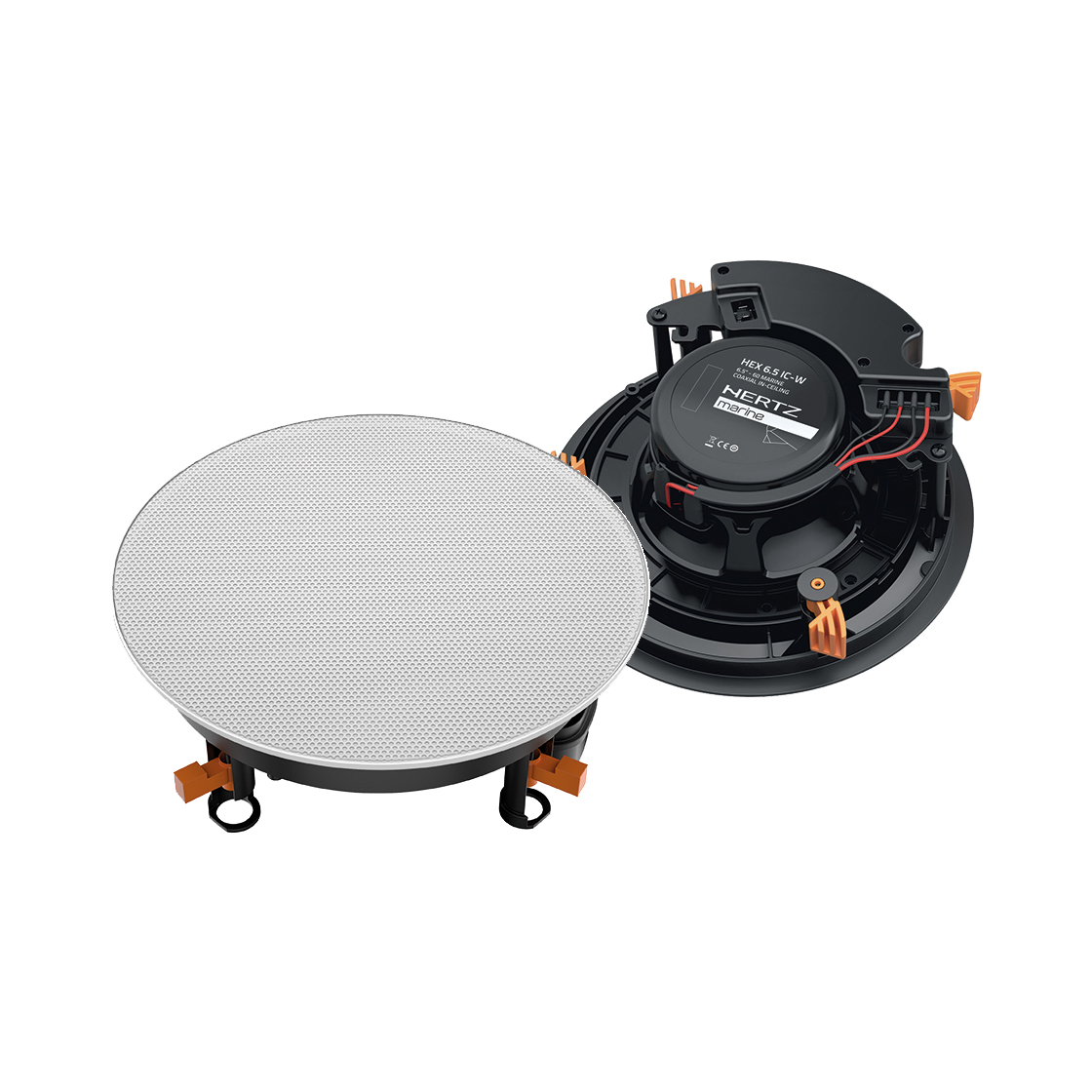 Hertz HEX 6.5ICW 6.5" Marine Speakers InCeiling White Marine Stereo