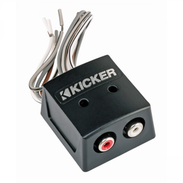 Kicker K-Series 2 Channel Speaker Wire to RCA Converter with LOC