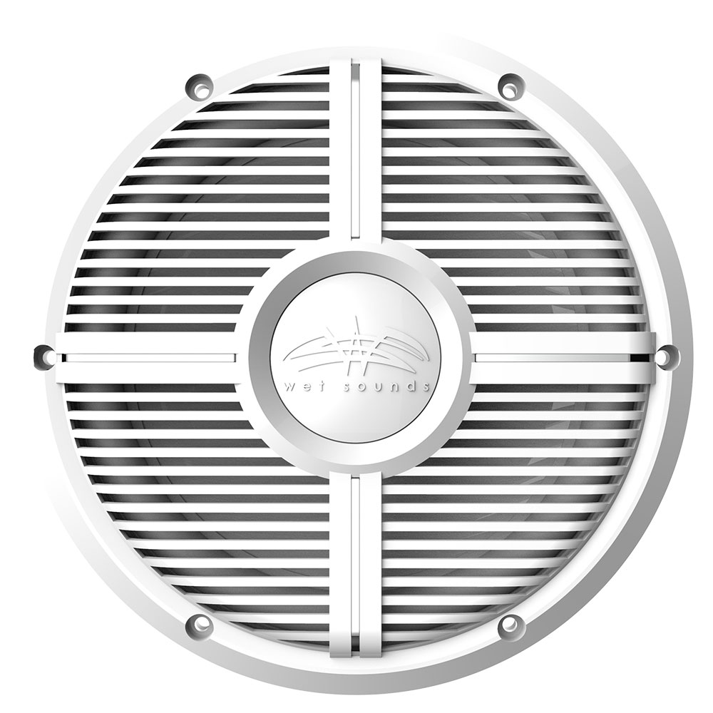 Wet Sounds Recon 10" Marine Subwoofer White Grille 4 Ohm SVC